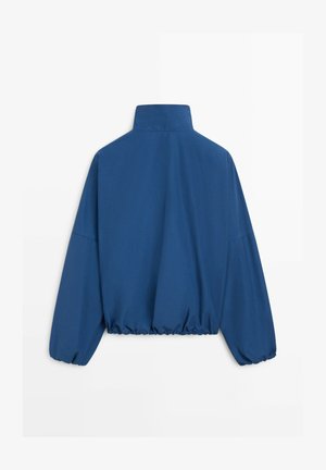 Massimo Dutti, TECHNICAL VOLUME BOMBER JACKET - Bomberjakke - dark blue