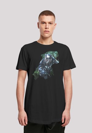 MARVEL PANTHER WILD PREMIUM SUPERHELDEN IRON MAN CAPTAIN - Print T-shirt - black