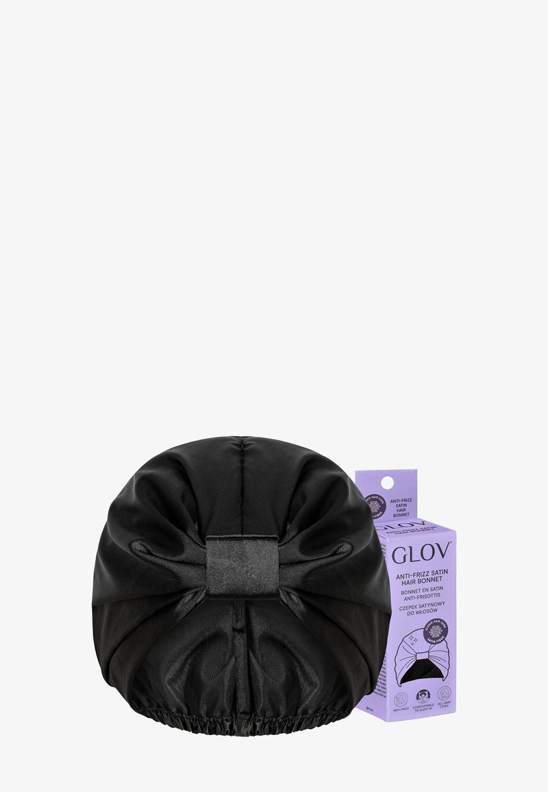 Glov - GLOV® ANTI-FRIZZ SATIN HAIR BONNET - HAIR PROTECTING SLEEP CAP - Haaraccessoire - black, Vergroten