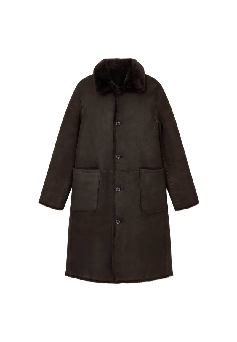 AllSaints Leren jas bruin