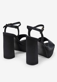 Bosanova CON TACÓN ANCHO - Sandalias de tacón - black