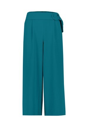 zero, MIT WEITEM BEIN CULOTTE - Pantaloni - deep lagoon