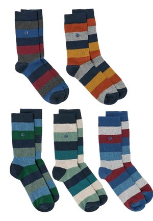 FatFace, 5 PAIRS OF STRIPED SOCKS - Socks - multi colour
