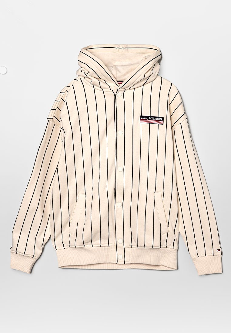 Tommy Hilfiger Sweater met rits beige