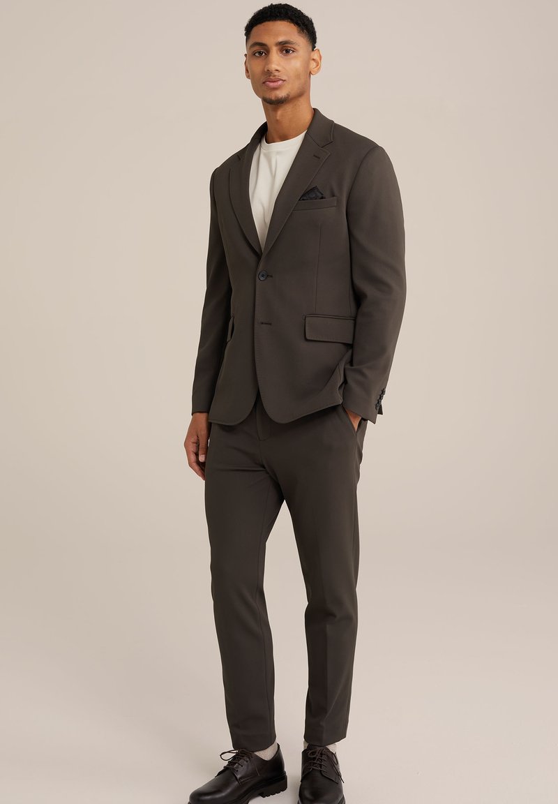 Van Gils - Suit trousers - dark brown, Enlarge