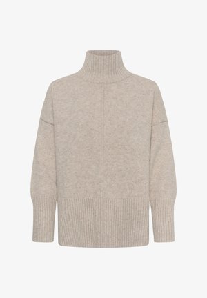 My Essential Wardrobe, MWANTWERPEN LW HIGH NECK - Jersey de punto - beige melange