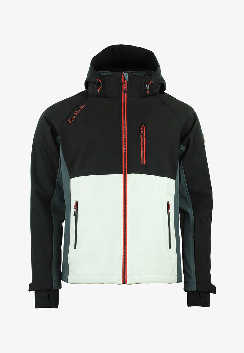 Peak Mountain Outdoorjas - noir blanc