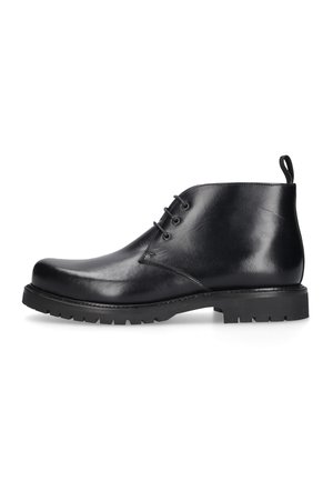 Schnürstiefelette - schwarz
