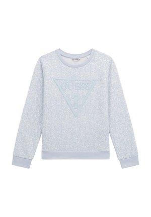 BEDRUCKTES - Sweatshirt - blumenmuster blau