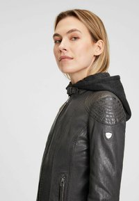 Mauritius CACEY - Lederjacke - anthracite