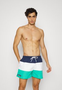 Ellesse CIELO  - Calções de banho - navy/white/green