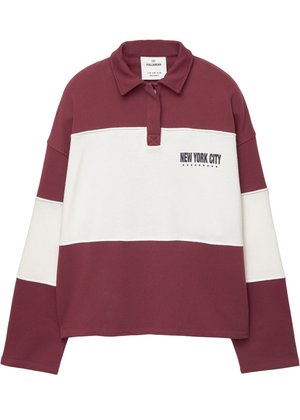 PANELLED GRAPHIC - Polokošeľa - dark red