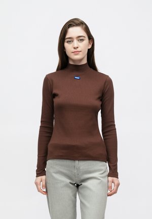 EASY LONGSLEEVE - Camisola de manga comprida - medium brown