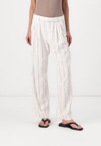 GAP - WIDE LEG PANT - Bukse - new off white Miniatyrbilde 1