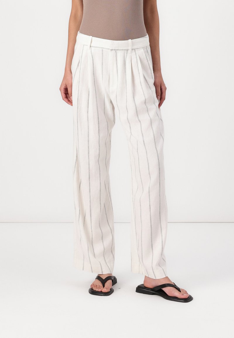 GAP - WIDE LEG PANT - Bukse - new off white, Forstørre