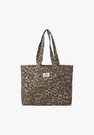 JJXX, BETHANY AOP TOTE BAG - Kandekott - beige/brown