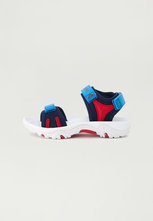 LOGO IDOGA KID UNISEX - Sandalen - blue marine/red/azure dk
