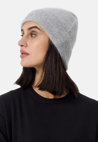 CASH-MERE CASH-MERE MÜTZE BRUSHED - Čepice - hellgrau