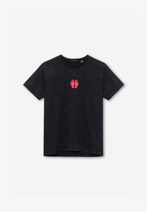 Kaotiko, WASHED SONORA UNISEX - T-shirt con stampa - black
