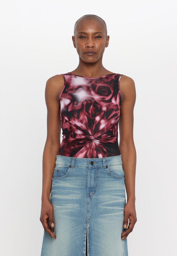 KNOT BODY - Top - wine rose