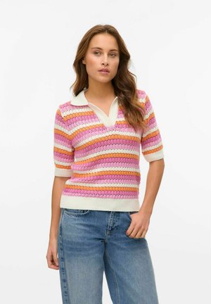 Vero Moda VMRIHANNA - Polo - tangerine