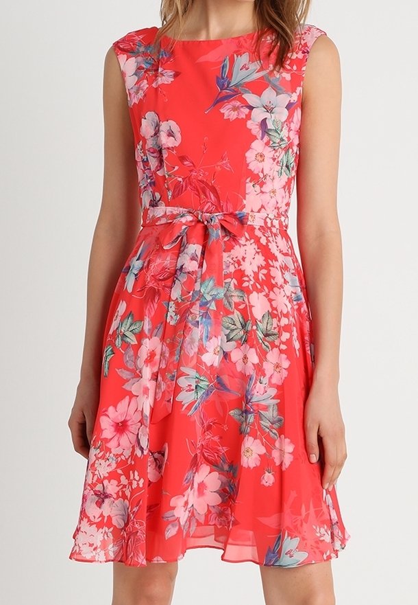 Wallis Robe de jour - coral