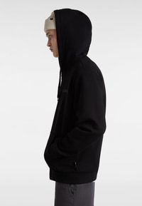 Vans ESSENTIAL RELAXED - Felpa con zip - black