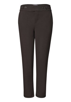 Street One, SLIM LEG HOSE IM LOOSE FIT IN SCUBAQUALITÄT - Pantalon classique - black coffee