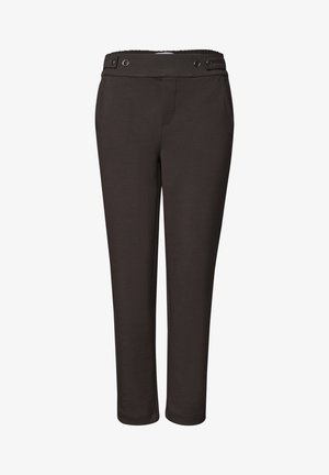 Street One, SLIM LEG HOSE IM LOOSE FIT IN SCUBAQUALITÄT - Pantalon classique - black coffee