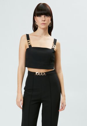 GOLD CHAIN  - Top - black