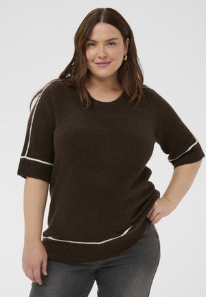 Kaffe Curve, KCJINJA PULLOVER - T-shirt imprimé - coffee bean