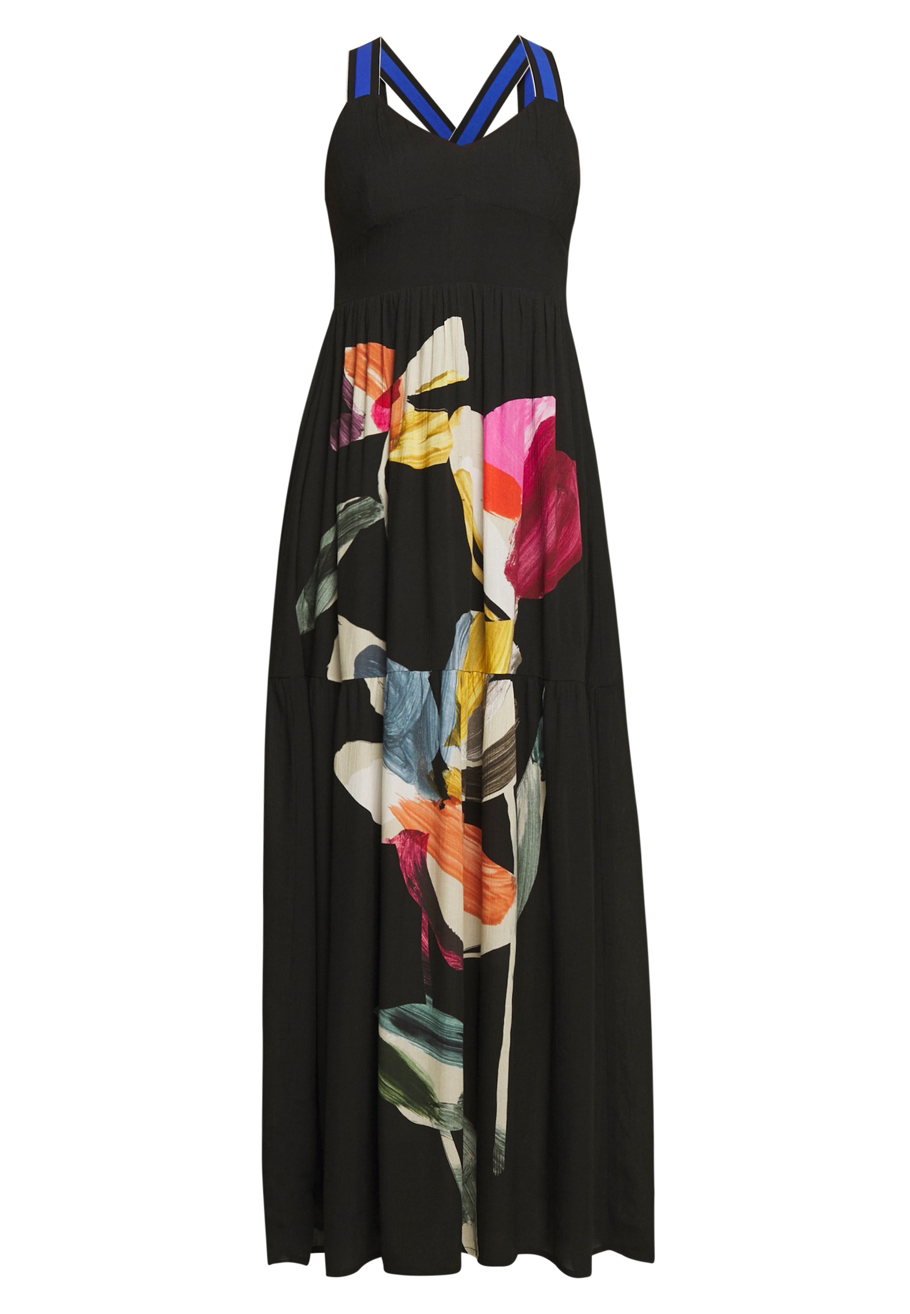 Desigual VEST LISBOA Maxikjole black Zalando.no Desigual VEST CORCEGA - Maxikjole - blazing