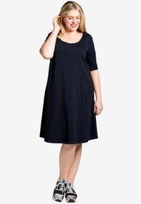 YOEK KURZARM - Jerseykleid - dark blue