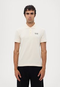EA7 Emporio Armani TRAIN CORE - Polokošeľa - white/gray