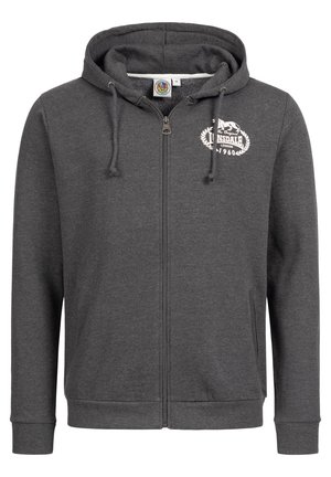 Lonsdale, MIT REISSVERSCHLUSS NORMALE PAS - Sweatjakke - marl anthracite