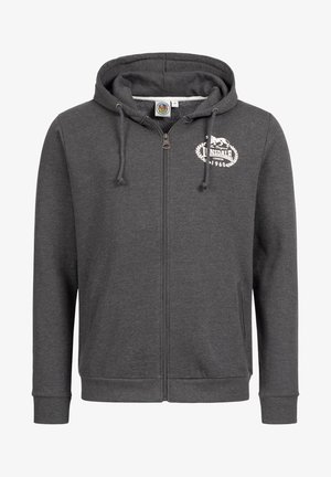 Lonsdale, MIT REISSVERSCHLUSS NORMALE PAS - Sweatjakke - marl anthracite