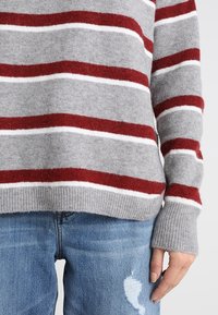 Madewell Svetr - mottled dark grey