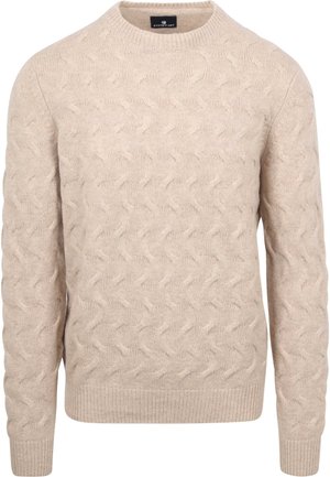 PULLOVER STRUCTURE - Jumper - beige