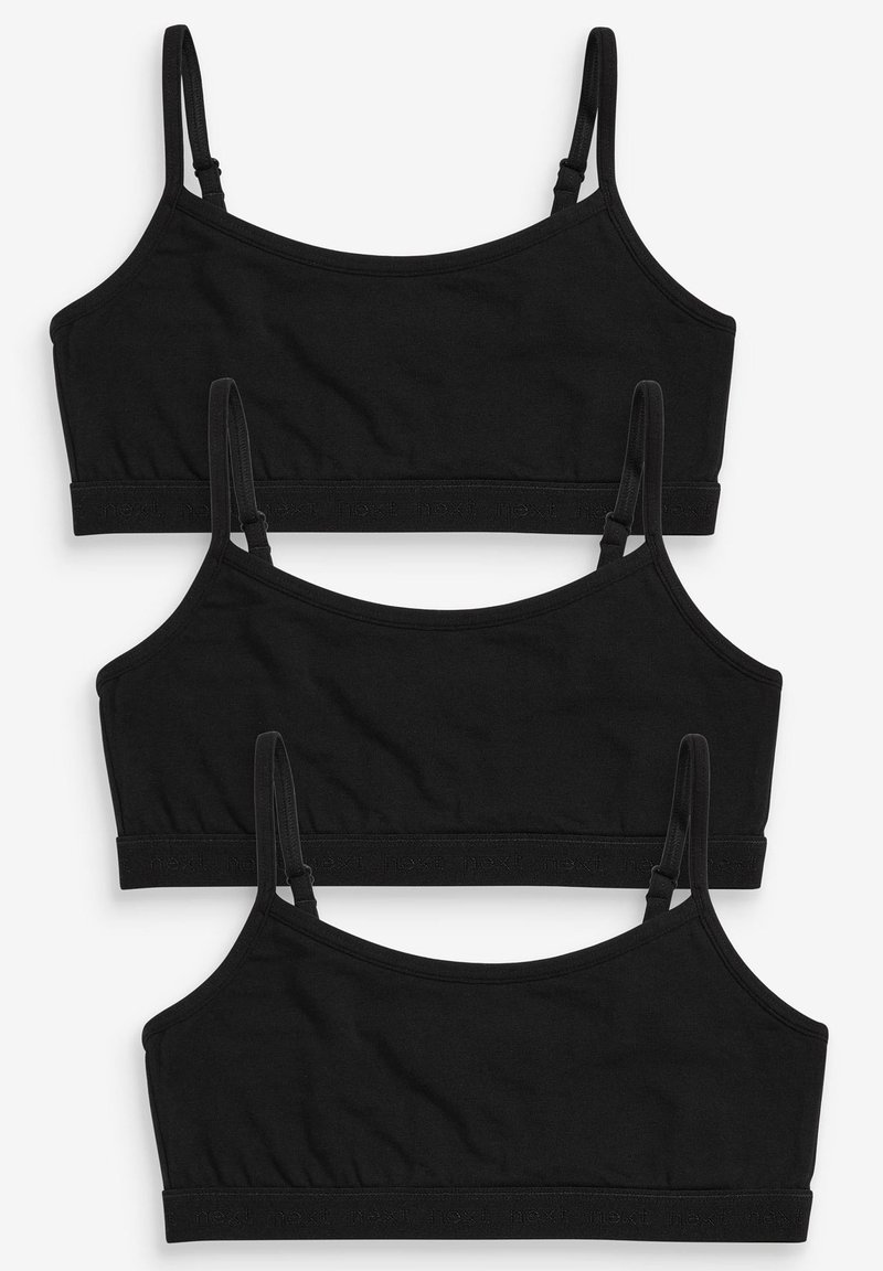 Next 3 PACK STRAPPY (OLDER) - Felső - black