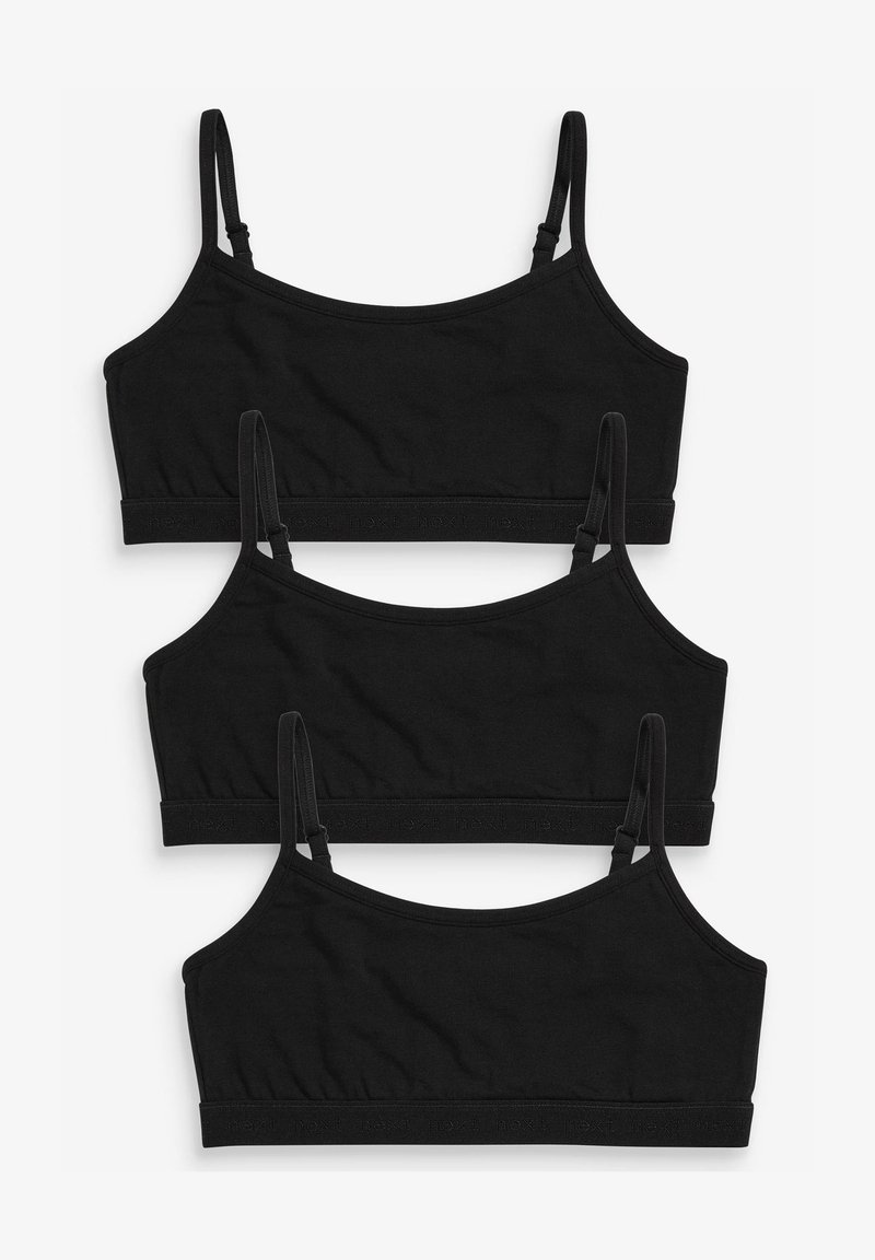 Next 3 PACK STRAPPY (OLDER) - Top - black