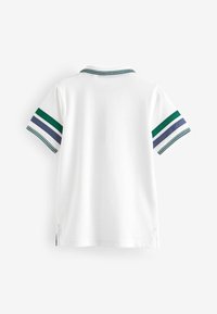 Next SHORT SLEEVE REGULAR FIT - Polo - white green