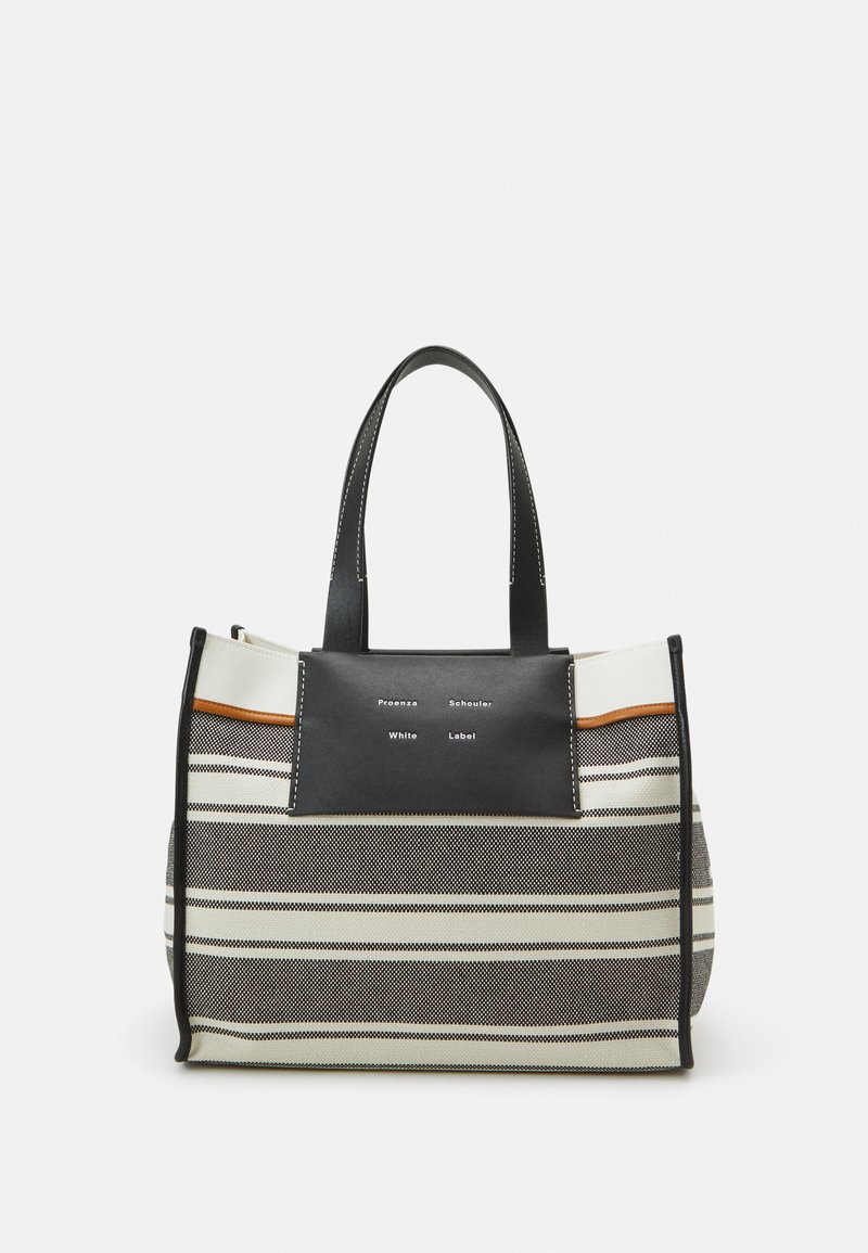 Proenza Schouler White Label MORRIS CANVAS TOTE Tote bag ecru/black