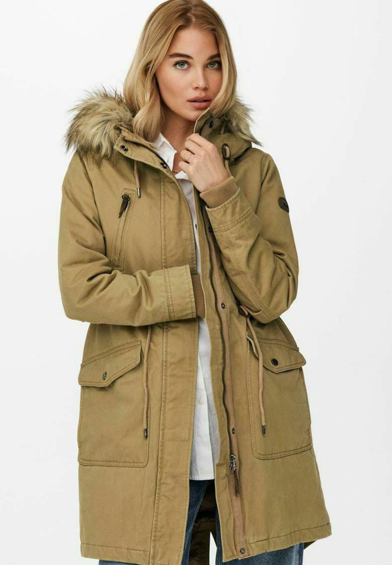 Damen Parkas | ONLY ONLY PARKA LANGER Parka elmwood/braun - XG84062 Damen Parkas | ONLY ONLY PARKA LANGER Parka elmwood/braun - XG84062