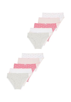 10PK WITH STRETCH HEART KNICKERS - Slip - pink mix