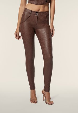 WR.UP® CLASSIC PUSH-UP - Pantalones - animalier allover brown coated