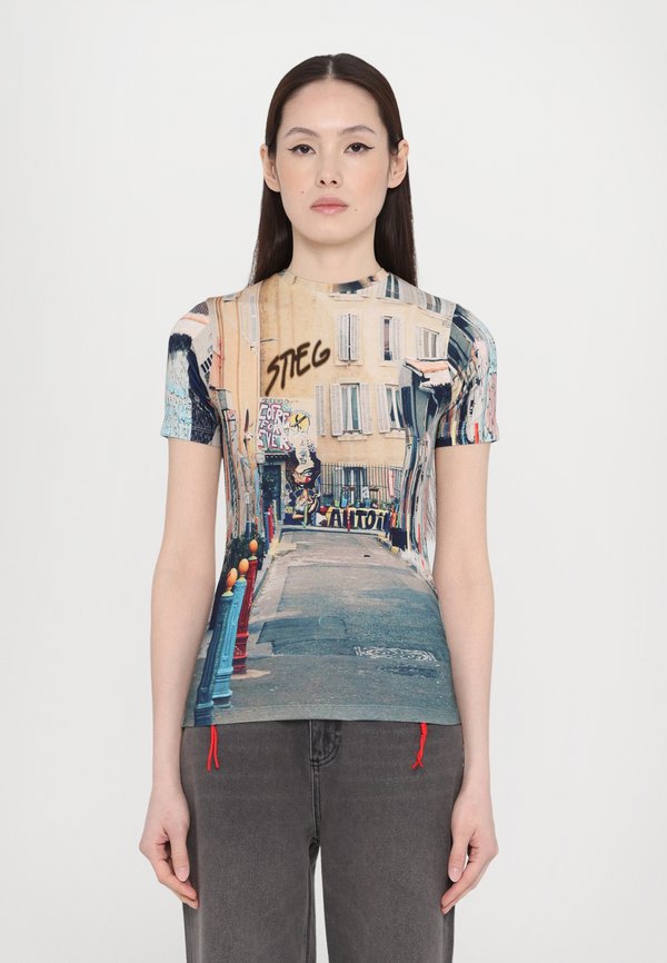 MICHELLE SHORTSLEEVE  - Print T-shirt