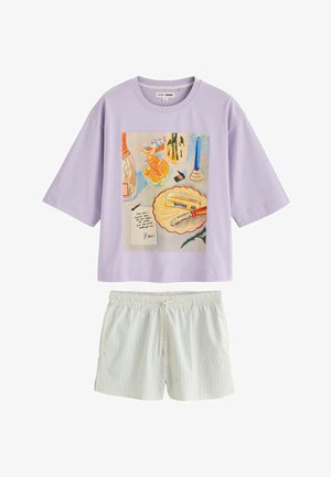 Next, REGULAR FIT - SEMINAL X LINDSEY CHEREK WALLER SHORT PYJAMAS SET . - Nattøj sæt - blue
