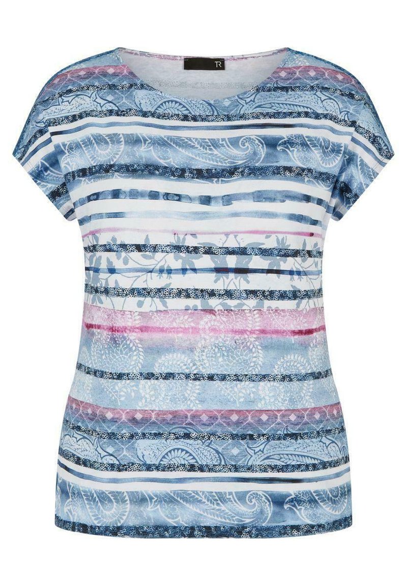 Damen T-Shirts | Rabe 1920 T-Shirt print jeansblau/blau - NH85135 Damen T-Shirts | Rabe 1920 T-Shirt print jeansblau/blau - NH85135