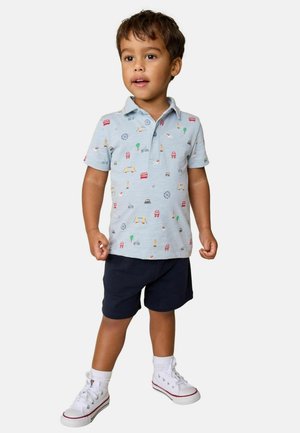 REGULAR FIT - SHORT SLEEVE SET - Tracksuit bottoms - blue all over printed london