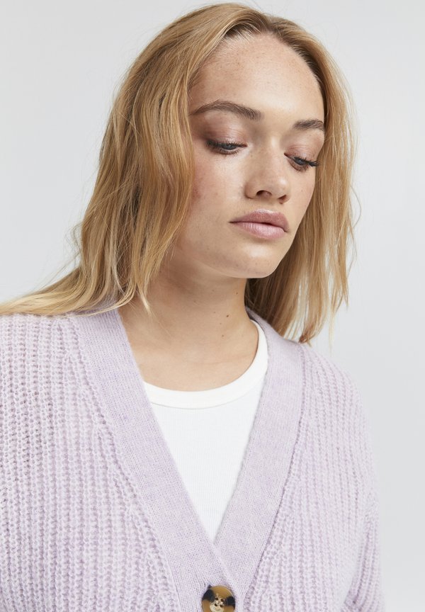 PZIRIS - Cardigan - lavender frost melange3